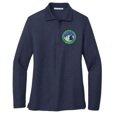 L500LS - Ladies Long Sleeve Silk Touch™ Polo Thumbnail