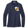 Ladies Long Sleeve Silk Touch™ Polo Thumbnail