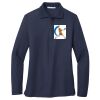 Ladies Long Sleeve Silk Touch™ Polo Thumbnail