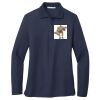 Ladies Long Sleeve Silk Touch™ Polo Thumbnail