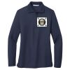 Ladies Long Sleeve Silk Touch™ Polo Thumbnail