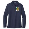 Ladies Long Sleeve Silk Touch™ Polo Thumbnail
