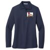 Ladies Long Sleeve Silk Touch™ Polo Thumbnail