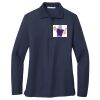 Ladies Long Sleeve Silk Touch™ Polo Thumbnail