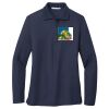 Ladies Long Sleeve Silk Touch™ Polo Thumbnail
