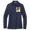 Ladies Long Sleeve Silk Touch™ Polo Thumbnail