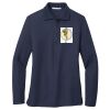Ladies Long Sleeve Silk Touch™ Polo Thumbnail