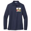Ladies Long Sleeve Silk Touch™ Polo Thumbnail