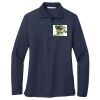 Ladies Long Sleeve Silk Touch™ Polo Thumbnail
