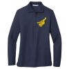 Ladies Long Sleeve Silk Touch™ Polo Thumbnail