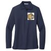 Ladies Long Sleeve Silk Touch™ Polo Thumbnail
