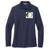 Ladies Long Sleeve Silk Touch™ Polo Thumbnail
