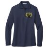 Ladies Long Sleeve Silk Touch™ Polo Thumbnail
