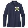 Ladies Long Sleeve Silk Touch™ Polo Thumbnail
