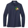Ladies Long Sleeve Silk Touch™ Polo Thumbnail