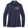 Ladies Long Sleeve Silk Touch™ Polo Thumbnail