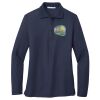 Ladies Long Sleeve Silk Touch™ Polo Thumbnail