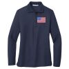 Ladies Long Sleeve Silk Touch™ Polo Thumbnail