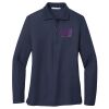 Ladies Long Sleeve Silk Touch™ Polo Thumbnail