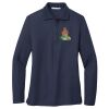 Ladies Long Sleeve Silk Touch™ Polo Thumbnail