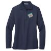 Ladies Long Sleeve Silk Touch™ Polo Thumbnail