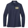 Ladies Long Sleeve Silk Touch™ Polo Thumbnail