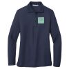 Ladies Long Sleeve Silk Touch™ Polo Thumbnail
