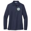 Ladies Long Sleeve Silk Touch™ Polo Thumbnail