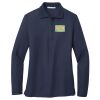 Ladies Long Sleeve Silk Touch™ Polo Thumbnail