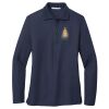 Ladies Long Sleeve Silk Touch™ Polo Thumbnail