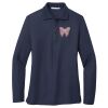 Ladies Long Sleeve Silk Touch™ Polo Thumbnail