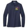 Ladies Long Sleeve Silk Touch™ Polo Thumbnail