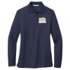 Ladies Long Sleeve Silk Touch™ Polo Thumbnail