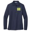 Ladies Long Sleeve Silk Touch™ Polo Thumbnail