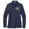 Ladies Long Sleeve Silk Touch™ Polo Thumbnail