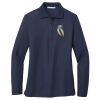Ladies Long Sleeve Silk Touch™ Polo Thumbnail