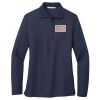 Ladies Long Sleeve Silk Touch™ Polo Thumbnail