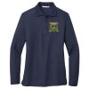 Ladies Long Sleeve Silk Touch™ Polo Thumbnail