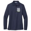 Ladies Long Sleeve Silk Touch™ Polo Thumbnail