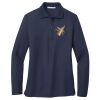 Ladies Long Sleeve Silk Touch™ Polo Thumbnail