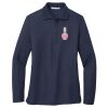 Ladies Long Sleeve Silk Touch™ Polo Thumbnail