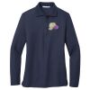 Ladies Long Sleeve Silk Touch™ Polo Thumbnail
