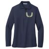 Ladies Long Sleeve Silk Touch™ Polo Thumbnail