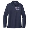 Ladies Long Sleeve Silk Touch™ Polo Thumbnail
