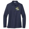 Ladies Long Sleeve Silk Touch™ Polo Thumbnail