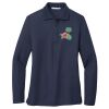 Ladies Long Sleeve Silk Touch™ Polo Thumbnail