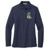 Ladies Long Sleeve Silk Touch™ Polo Thumbnail