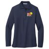 Ladies Long Sleeve Silk Touch™ Polo Thumbnail