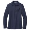 Ladies Long Sleeve Silk Touch™ Polo Thumbnail