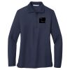 Ladies Long Sleeve Silk Touch™ Polo Thumbnail